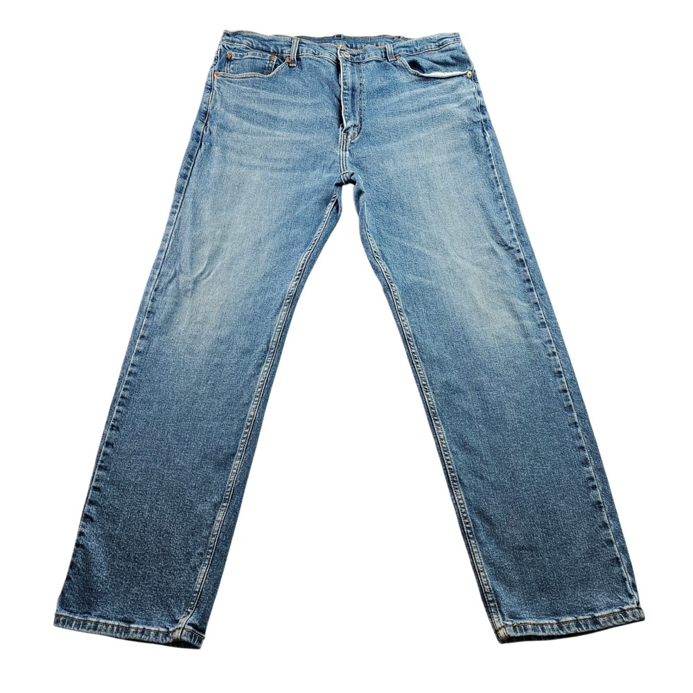 Levi's 505 Jeans Men's 40x32 Blue Denim Red Tab Streetwear Grunge‎ Straight Leg